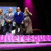 Diana Varela, Miguel Fernández Lores, Susana Pedreira e Carmela Silva na apertura do encontro 'As mulleres que opinan son perigosas'