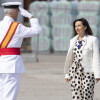 Margarita Robles, ministra de Defensa, con el almirante jefe del Estado Mayor de la Armada, Antonio Piñeiro