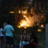 Incendio en el lugar de Acevedo en Ponte Sampaio