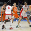 Partido entre Valencia Basket ey As Mónaco do IX Torneo EncestaRías no Pavillón Municipal 