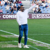 Yago Iglesias, no partido de liga entre Pontevedra e Marino de Luanco en Pasarón