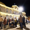 Iluminación navideña en los edificios de la Deputación de Pontevedra