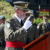 Parada militar con motivo de la toma de posesión de Antonio Romero como general jefe de la Brilat