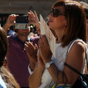 Pregón da Peregrina da xornalista María Varela nun acto con protestas de axentes da Policía Local
