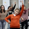 Flashmob da Fundación Meniños polos seus dez anos de traballo en Pontevedra