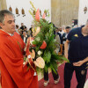 Ofrenda floral del Pontevedra CF a la Virgen Peregrina para la temporada 2024-2025