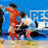 Partido de liga entre Poio Pescamar e Marín Futsal na Seca