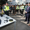 Presentación del equipo de reconstrucción de accidentes de tráfico de la Guardia Civil de Pontevedra
