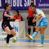 Débora Lavrador, no partido de liga entre Marín Futsal e Ourense Envialia na Raña