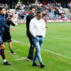 Yago Iglesias, na eliminatoria do play-off de ascenso entre Pontevedra CF e Deportivo Aragón en Pasarón