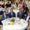 Almorzo de Telmo Martín e Alfonso Rueda con empresarios de Sanxenxo