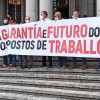 Protesta para demandar una nueva reunión de la mesa de diálogo sobre el futuro de Ence