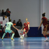 Partido entre las selecciones femeninas de España y Portugal de fútbol sala en A Seca