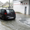 Imaxes do temporal en diferentes rúas de Pontevedra