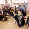 Inauguración de la exposición "He nacido para vivir la vida" de la Federación ASPACE Galicia