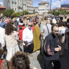 Ambiente en las calles durante la Feira Franca 2024