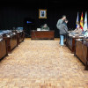 Pleno de la corporación municipal de Pontevedra en el Teatro Principal