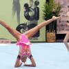 Celebración de los campeonatos de España de gimnasia acrobática en el Municipal