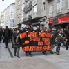 Marea ciudadana contra los recortes que recorrió Pontevedra el 23-F