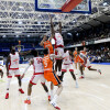 Partido entre Valencia Basket y As Mónaco del IX Torneo EncestaRías en el Pabellón Municipal 