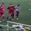 Primer entrenamiento del Pontevedra CF después de las vacaciones de Navidad del 2021