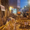 Demolición del edificio entre las calles Concepción Areal y A Roda