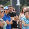 Celebración da Recalada no peirao de Arcade