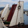 Celebración de la Recalada en el muelle de Arcade