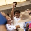 Aficionados y ambiente en la Feria de la Peregrina