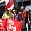 Protesta de la CIG ante las oficinas de empleo