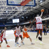 Partido entre Valencia Basket y As Mónaco del IX Torneo EncestaRías en el Pabellón Municipal 