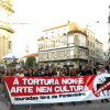 Manifestación de 'Touradas fóra de Pontevedra'