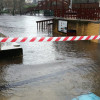 Enchente en Ponte Caldelas