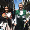 Ofrenda floral a la Virgen Peregrina en Pontevedra