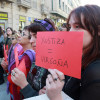 Concentración contra la sentencia del Tribunal de Navarra en el caso de 'La Manada'