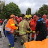 Simulacro de accidente en Poio con dos muertos y varios heridos