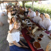 Comidas en la calle en la Feira Franca 2024