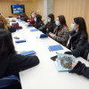Encontro dos estudantes do Erasmus Plus co director xeral de Protección Cidadá
