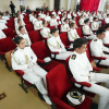 Margarita Robles inaugura el curso académico militar en la Escuela Naval