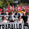 Manifestación do 1º de maio de CCOO para pedir creación de emprego digno na comarca