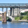 Regata Entre Pontes en el río Lérez