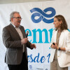 José María Corujo, presidente de AEMPE, y María Troncoso, de Coca-Cola Europacific Partners