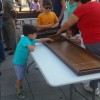 Jornada de juegos populares en la plaza de la Ferrería