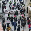 Manifestación da hostelería de Marín contra o peche