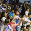 Partido entre Club Cisne Balonmano y Sinfín en el Príncipe Felipe