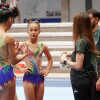 Celebración de los campeonatos de España de gimnasia acrobática en el Municipal