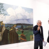 Montaje de la exposición "Castelao Artista" en el Museo de Pontevedra