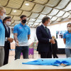 Acto contra a violencia machista no CGTD de Pontevedra coa presenza do presidente da Xunta e trinta deportistas 