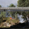 Incendio na contorna da Puntada en Poio