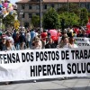 Manifestación do 1º de maio de CCOO para pedir creación de emprego digno na comarca